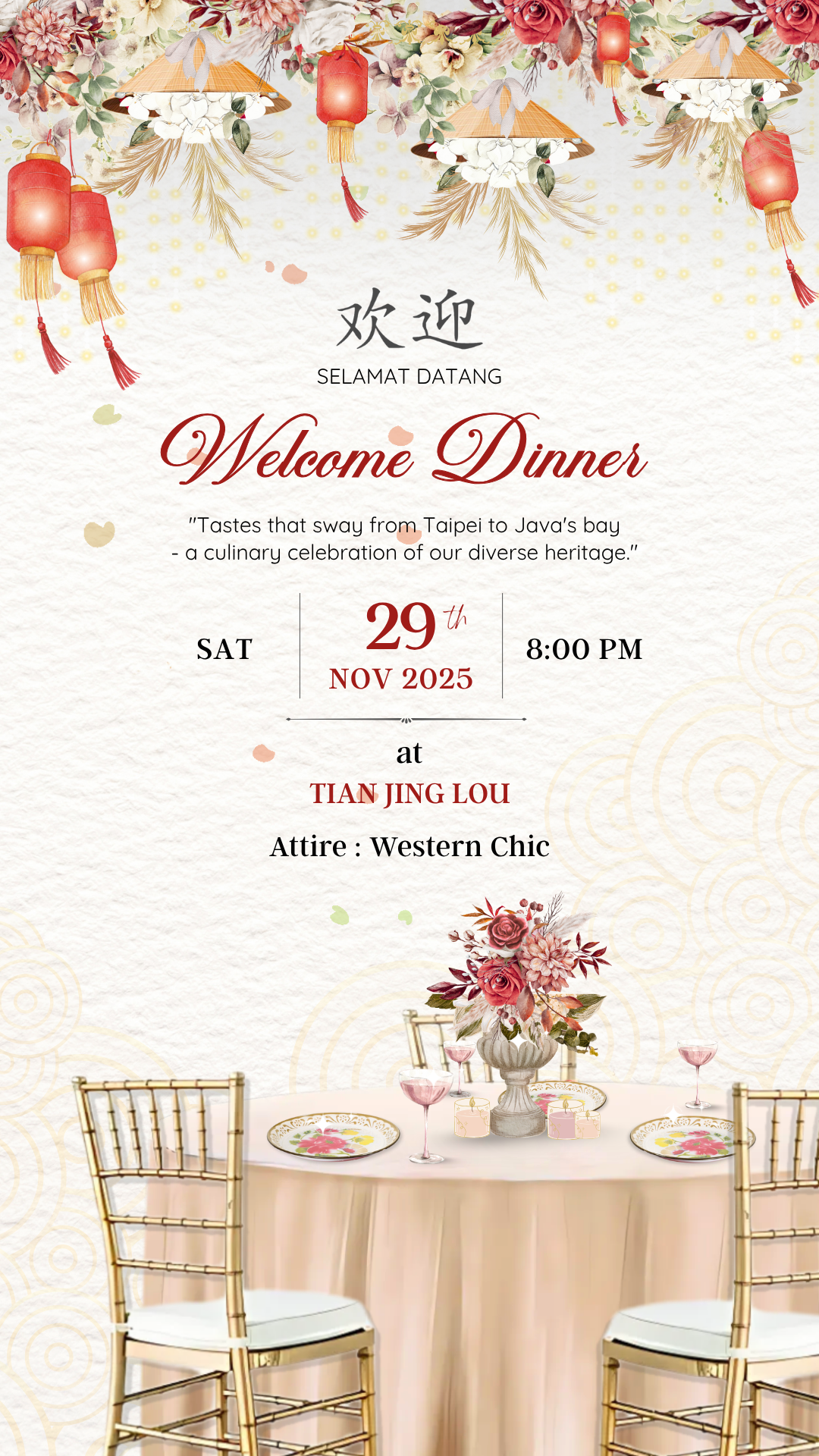 Welcome Dinner
